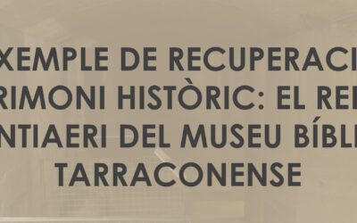 Conferència «Un exemple de recuperació de patrimoni històric: el refugi antiaeri del Museu Bíblic Tarraconense»