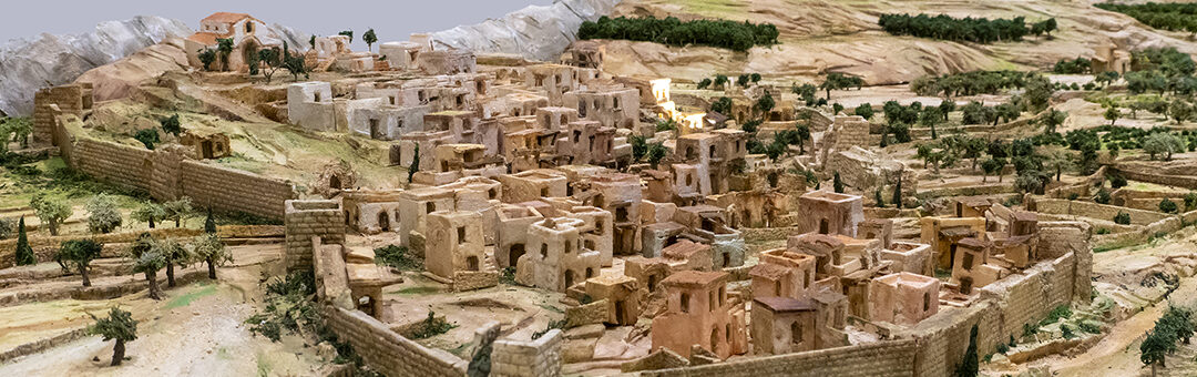 El Museu Bíblic inaugura el pessebre que recrea Betlem en l’època de Jesús